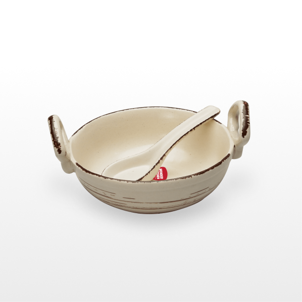 Orevo kadhai bowl with spoon 